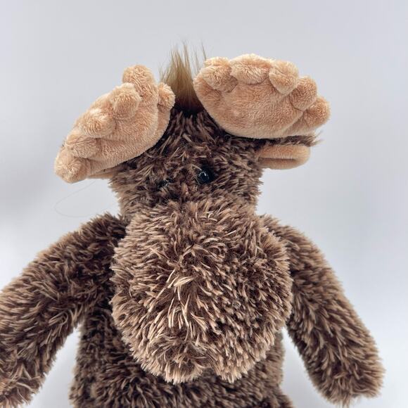 Mary Meyer 15" Moose Plush Super Soft Cuddly Stuffed Animal Brown Tan Fur - Picture 2 of 13